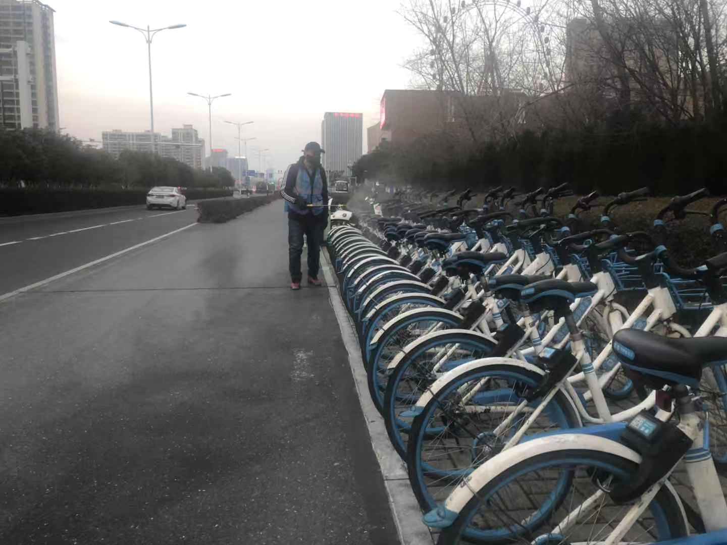合肥:共享单车做到每日消毒