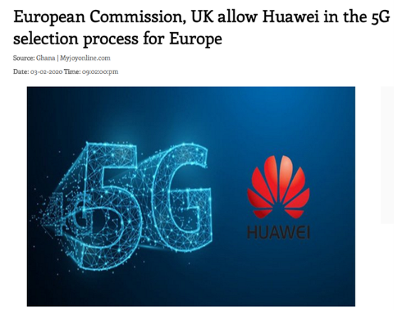 欧盟、英国解禁华为!赤子城科技、中国铁塔等“华为概念股”的春天来了