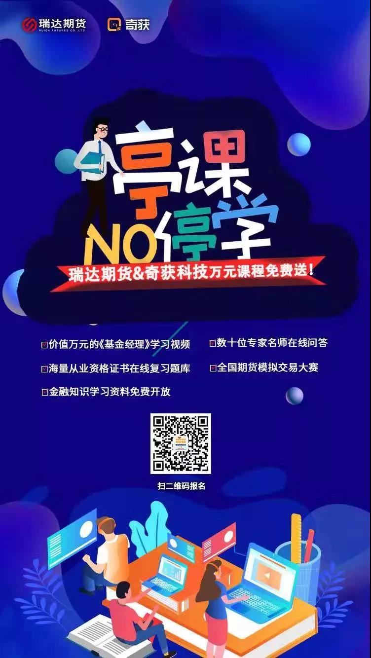 “停课不停学”瑞达期货&奇获科技万元课程免费送！