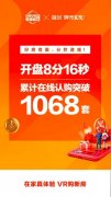 8分钟1068套火爆认购！贝壳VR售楼部助融创御河宸院创造“秒杀”奇迹