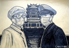 组图：北海舰队“画”说战“疫”