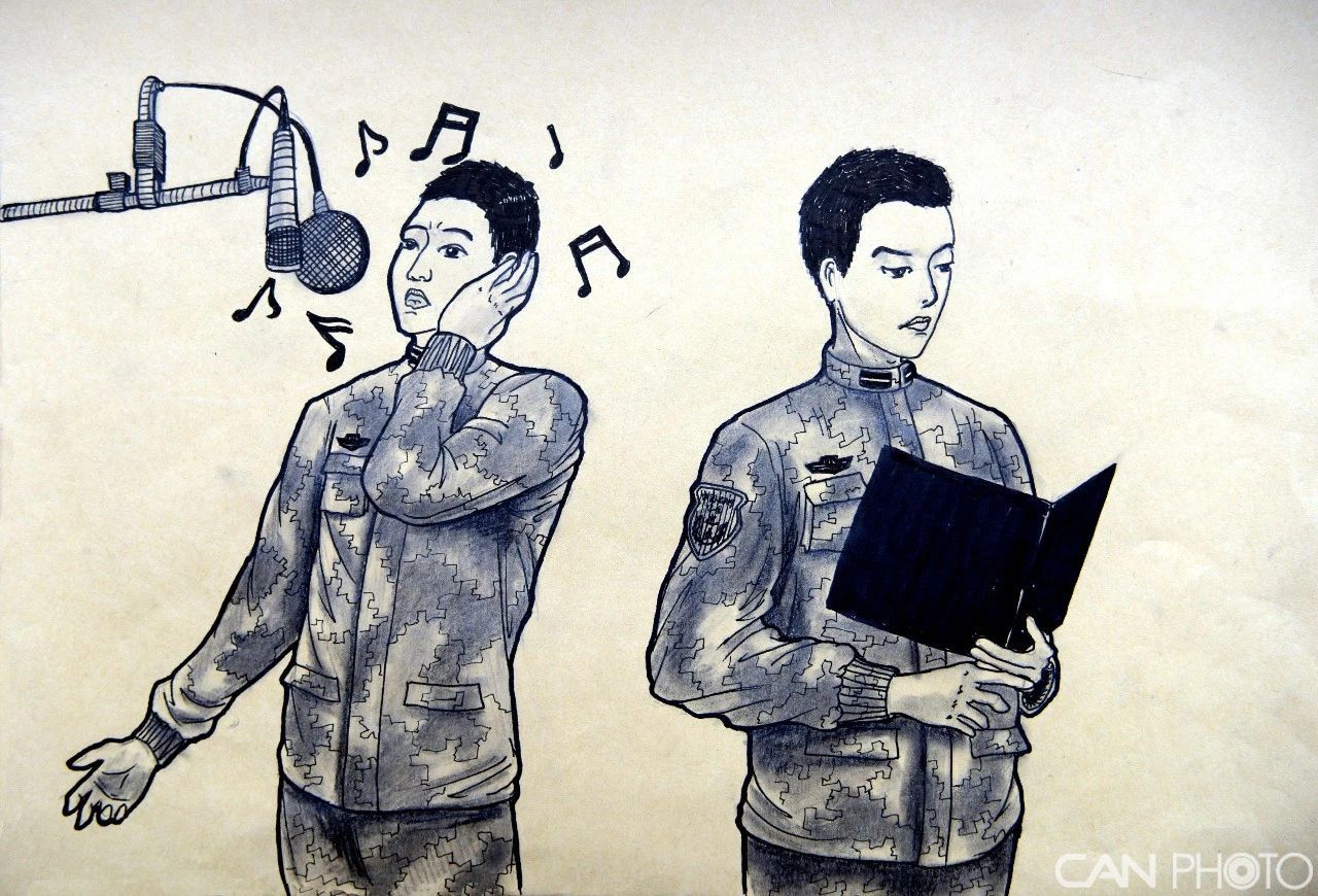 组图：北海舰队“画”说战“疫”