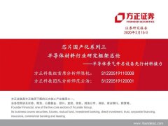 芯片国产化开启！半导体材料行业研究框架总论，设备先行材料接力【79页】