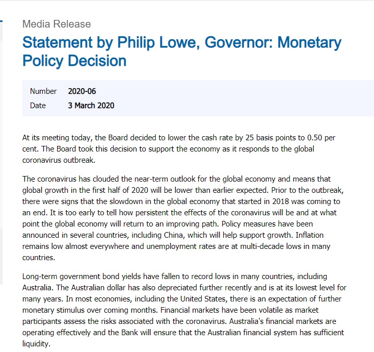 全球央行联手出击，降息潮来袭！澳洲率先降息创历史新低，美联储跟进机率100%，更多刺激政策还在路上