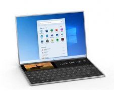 全新开始菜单和任务栏，Windows 10X 抢先体验