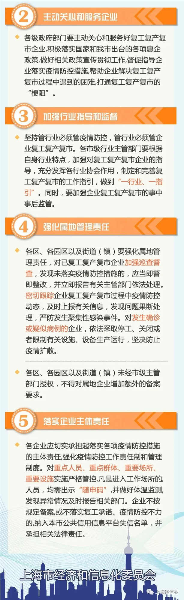 上海最新复工指南：一般行业备案即可复工，旅行社、剧场、线下教育培训等暂不宜复工