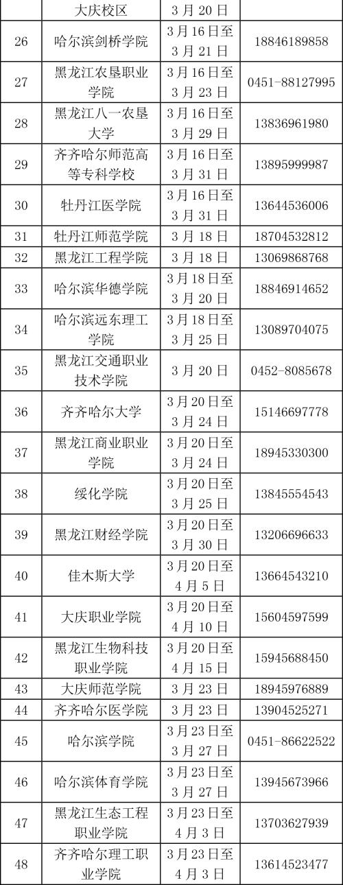 @黑龙江高校毕业生春季网络招聘系列活动启动