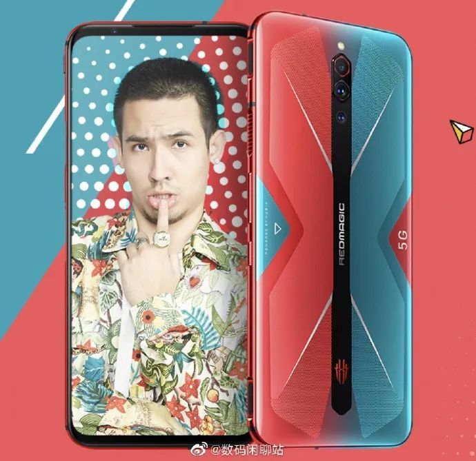 红魔 5G 手机官方渲染图曝光，「额头」大幅缩窄？