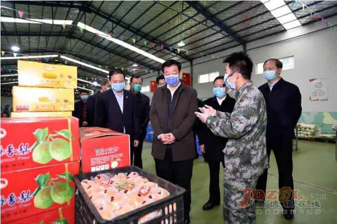 刘奇书记调研消费领域复工复产