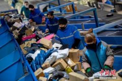 邮政快递业复工率达92.5% 寄递疫情防控物资1.73亿