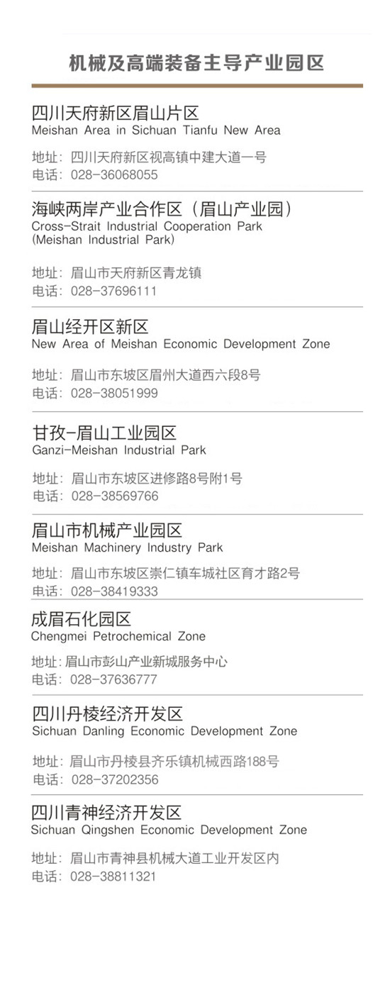 2020眉山重点产业招商推介