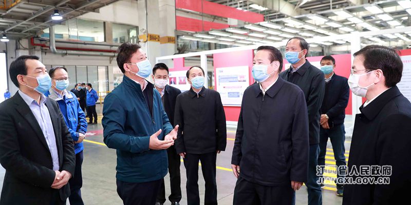 江西省人民政府 图片新闻 齐心协力促进企业尽快