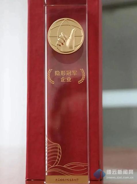 在全省制造业高质量发展大会上，缙云这家企业