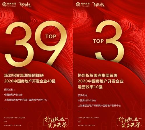 行业前三！运营能力成为禹洲地产高质量发展“发动机”