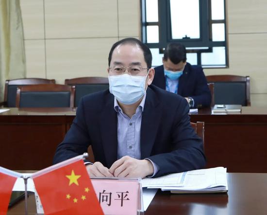 席扬与广西移动董事长楼向平一行座谈交流