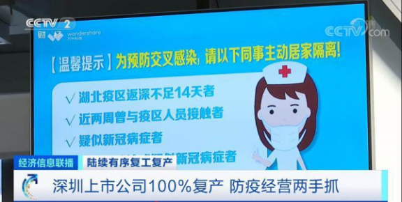 严防疫 稳经营 万兴科技登上央视《经济信息联播》