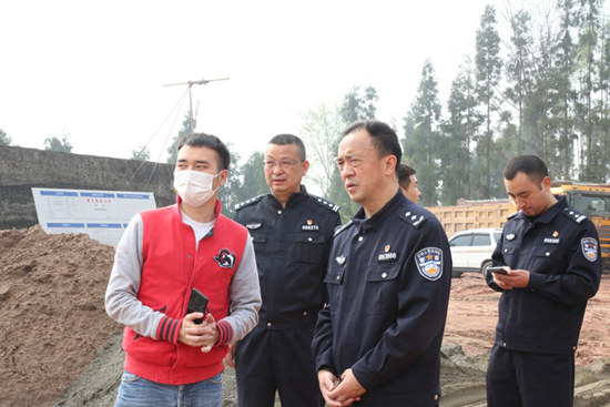 副市长、市公安局长马宏到芦山县调研指导公安重点工作