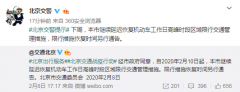 北京市下周继续不限行