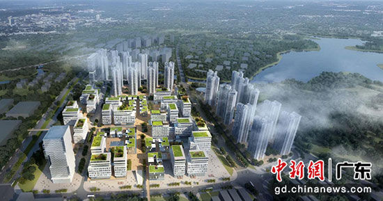 惠州星河WORLD首开区效果示意图。星河供图