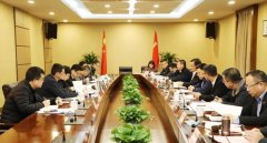 鹿城区委书记姜景峰与服务团一行就鹿城统计工