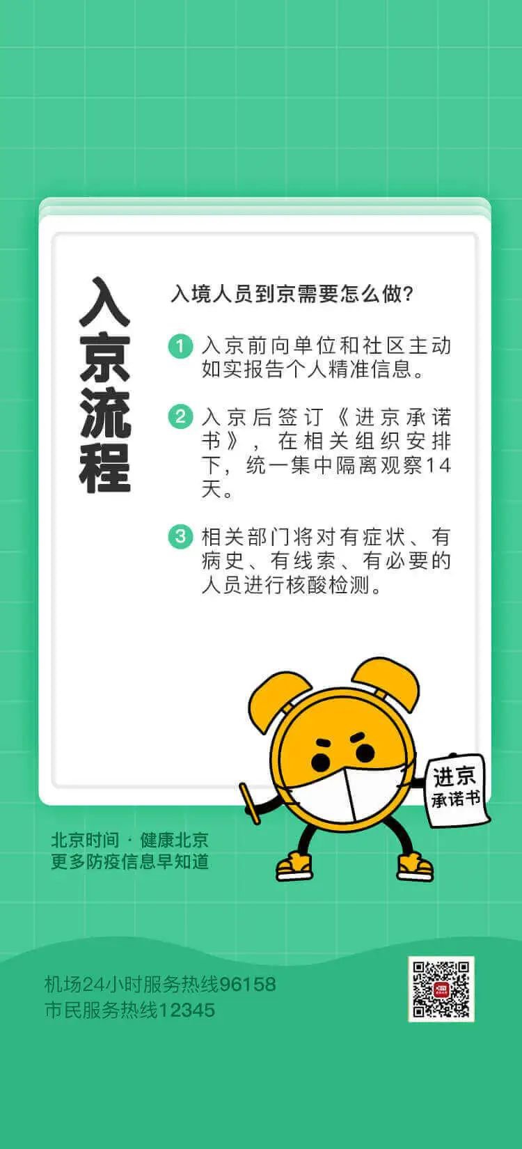 疫情防控期间北京入境政策及流程速览