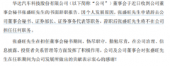 华达科技董事会秘书、证券部长、证券事务代表张盛旺辞职