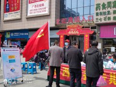 岳西县医疗保障局党支部开展政策法规宣传主题党日活动