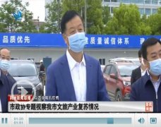 市政协专题视察荆州市文旅产业复苏情况