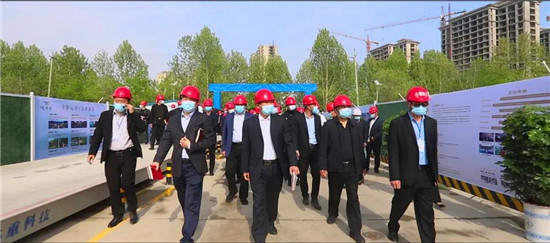 沈丘县2020年建筑业管理暨扬尘污染防治工作现场