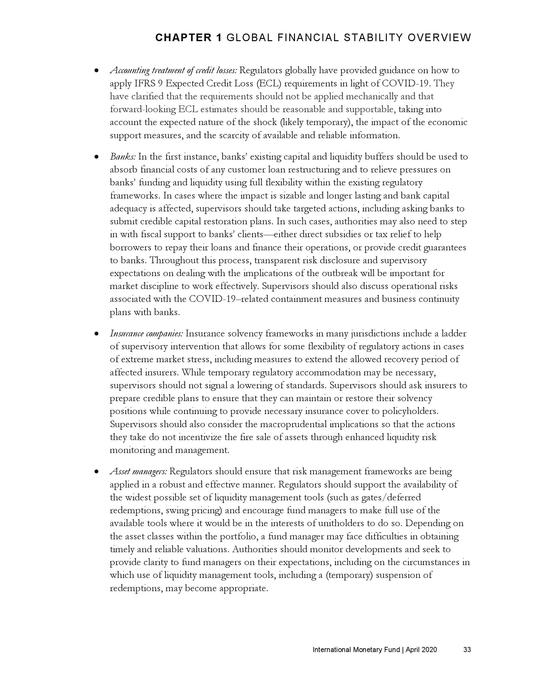 国际货币基金组织：2020年4月全球金融稳定报告