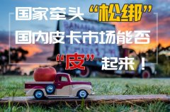 国家牵头“松绑” 皮卡市场要“抬头”