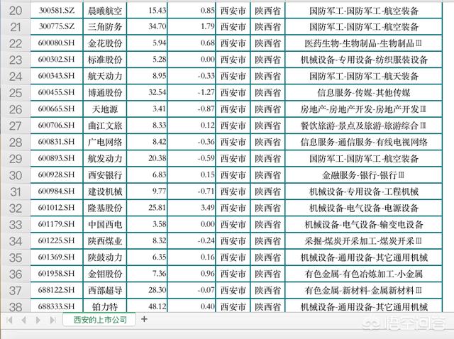 截止2019在西安的上市公司总共有多少？科技行业有多少？