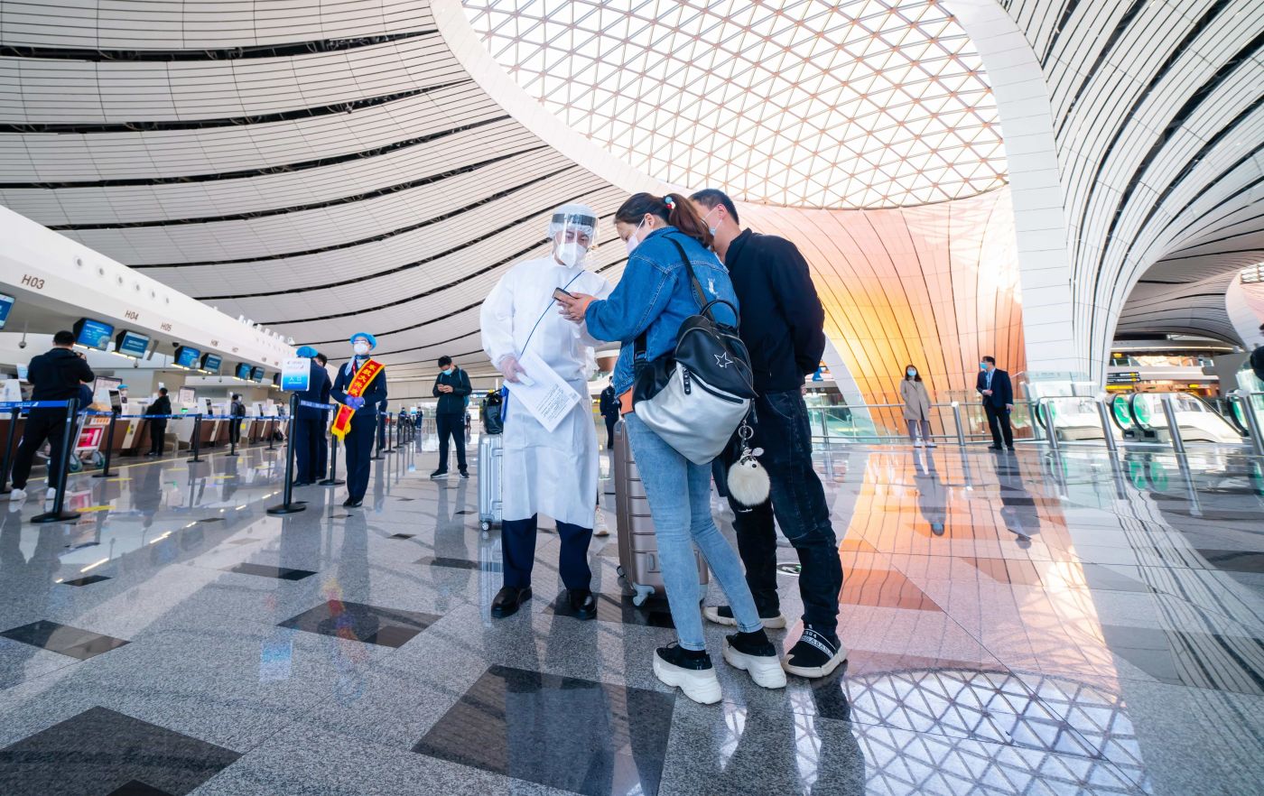 组图：东航在京航班投放大兴机场将成航班量最