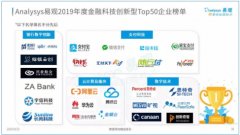 随行付入选2019年度金融科技创新型企业TOP50榜单