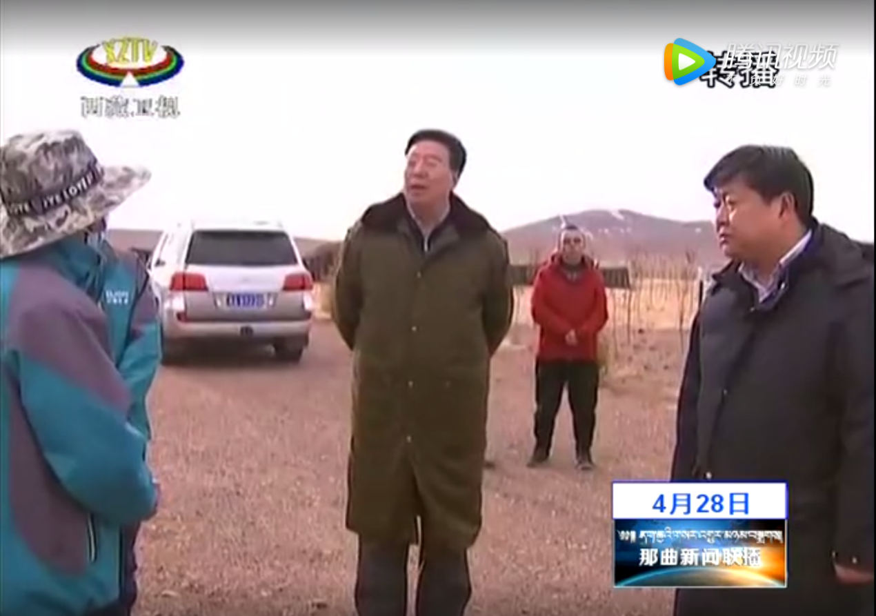 吴英杰视察亿利那曲科技植树与绿化模式示范项