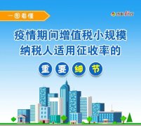一图看懂2020年小规模纳税人减免增值税政策