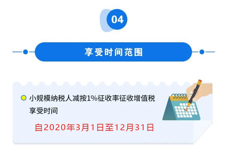 一图看懂2020年小规模纳税人减免增值税政策