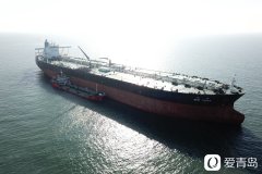 青岛地区外锚地大型船舶船供油业务首单落地