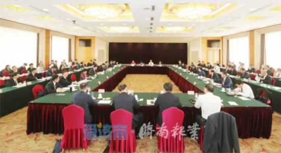 孙述涛与政协委员就“科技创新”专题共同讨论政府工作报告雷杰参加