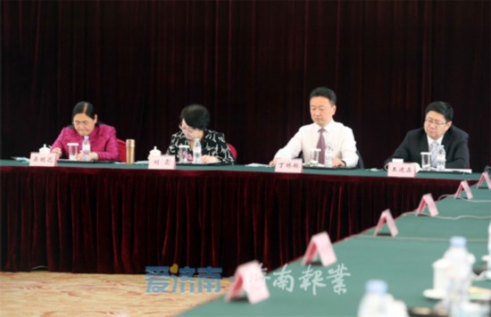 孙述涛与政协委员就“科技创新”专题共同讨论政府工作报告雷杰参加