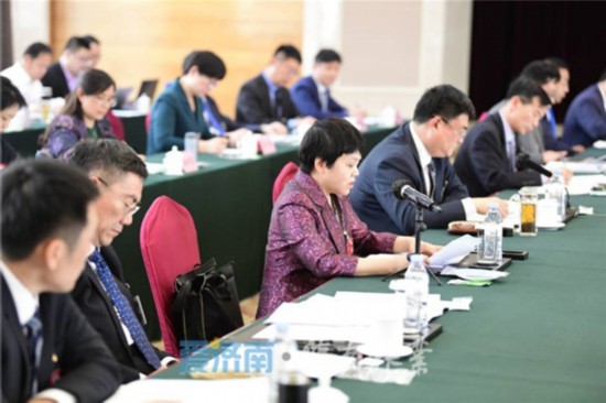 孙述涛与政协委员就“科技创新”专题共同讨论政府工作报告雷杰参加