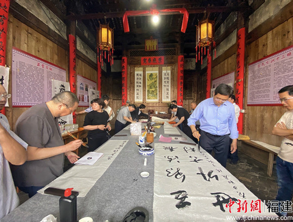 福建省政协书画院宁德调研：书画创作交流 送文化下乡