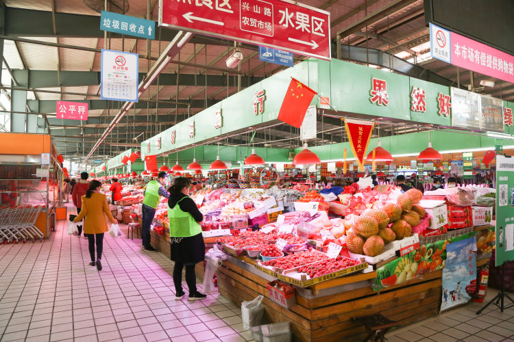 青岛这个农贸市场获央媒点赞 你去逛过吗?