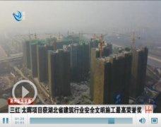 三红、太晖项目获省建筑行业安全文明施工最高荣誉奖