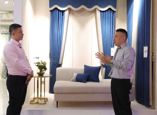 行业首发窗帘免费试挂,窗帘十大品牌如鱼得水直播钜惠引爆全场!