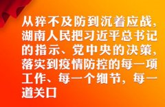 写在湖南取得疫情防控重大成果之际