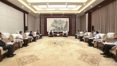 鹿心社在邕会见孙宏斌， 将在大健康和文旅产业领域深化合作