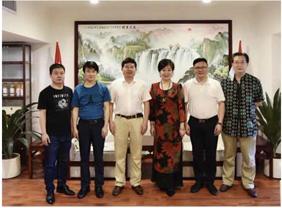 六安人才协会广东分会顾问张俊春 携会长许卫一行走访乡友企业