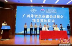 广西举办外贸企业银企对接会 纾解企业融资难题