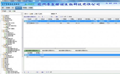 勤哲Excel服务器做生物科技企业管理系统ERP